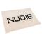 Hello Honey® 40" x 27" White & Black Cotton Tufted Nudie Bath Mat